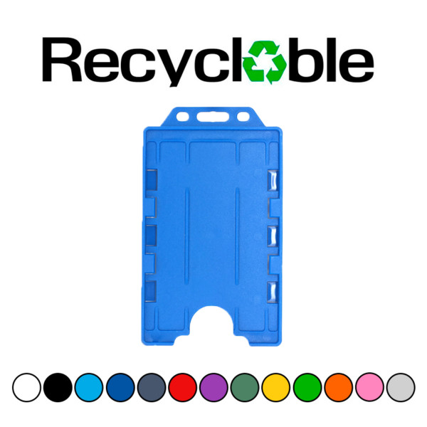 reciclabe vertical para dos tarjetas